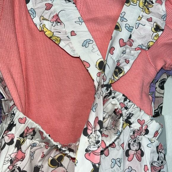 Disney Baby Pinafore Dresses x2 Rompers x1 Winnie the Pooh, Pluto, 101 Dalmatian - Picture 14 of 16